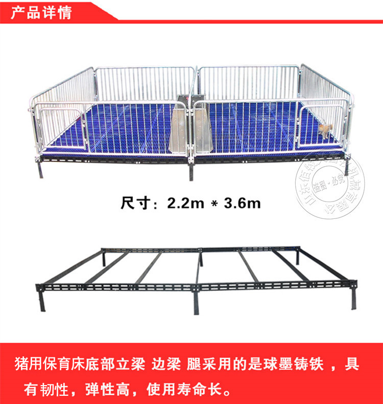 山東佰牧興國標2.5雙體保育床 