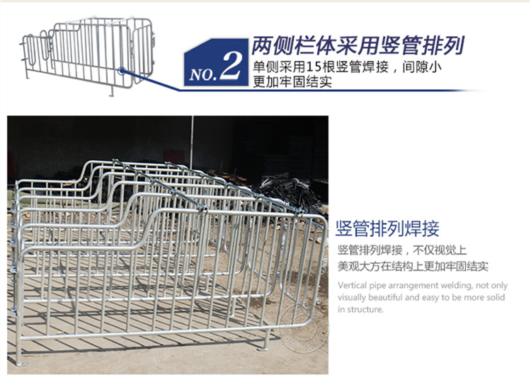 佰牧興國(guó)標(biāo)2.5熱鍍鋅限位欄