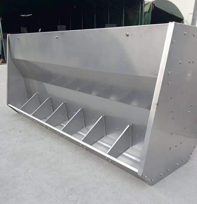 不銹鋼育肥豬用采食槽 不銹鋼育肥豬用采食槽