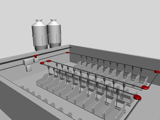 豬場(chǎng)自動(dòng)化料線 豬場(chǎng)自動(dòng)化料線